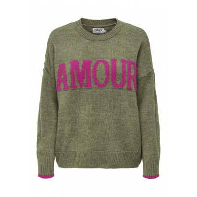 ONLAMOUR L/S O-NECK KNIT ONLY