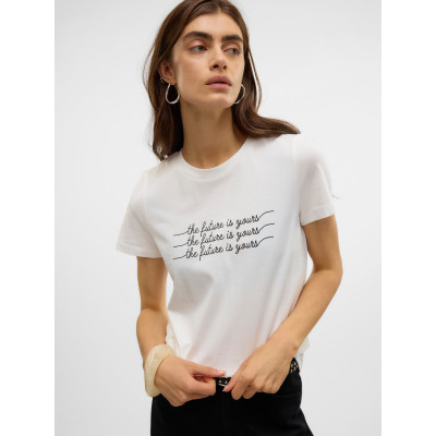 VMVIVA S/S O-NECK TEE VEROMODA