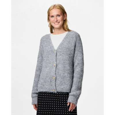 PCCLEO LS V-NECK KNIT...