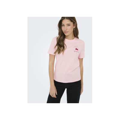 ONLKITA TEE S/S ONLY - ROSY...