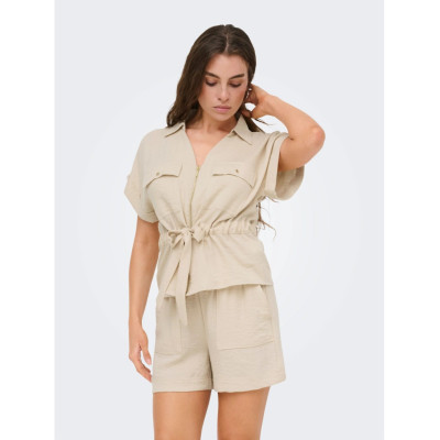 JDYMILLE S/S ZIP SHIRT JDY...