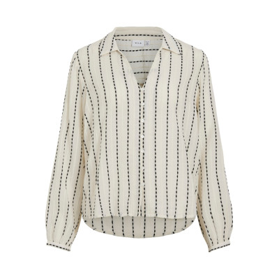 VIFRINO V-NECK L/S STRIPE...