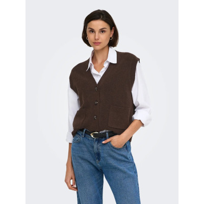 JDYSUPER S/L V-NECK VEST...
