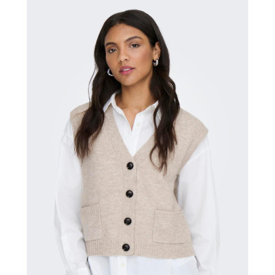 JDYSUPER S/L V-NECK VEST...