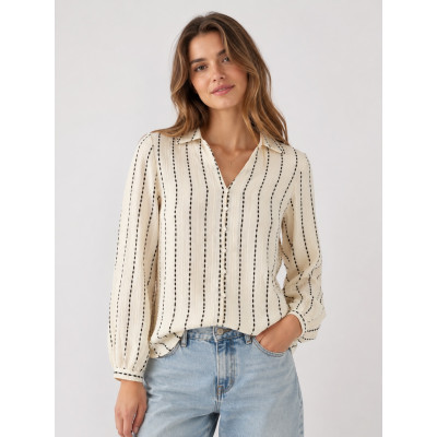 VIFRINO V-NECK L/S STRIPE...