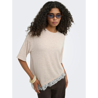 ONLGLAMOUR S/S LACE T-SHIRT...