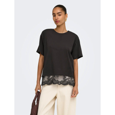 ONLVIVVI S/S LACE BUTTON...