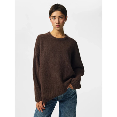 PCTINA LS O-NECK KNIT NOOS...