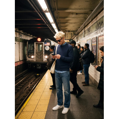 JJBLAKE KNIT CREW NECK SN...